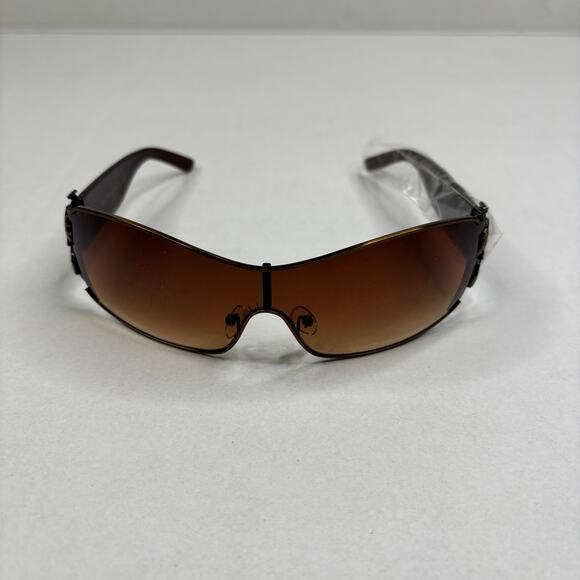 Ed Hardy Style Vtg Sunglasses Panther & Snake Tattoo Graphics Brown Black Y2K main image 4